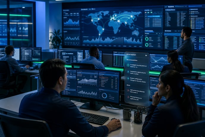 NOC Inteligente: cómo la IA está transformando la operación de redes en los ISP
